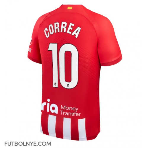 Camiseta Atletico Madrid Angel Correa #10 Primera Equipación 2023-24 manga corta
